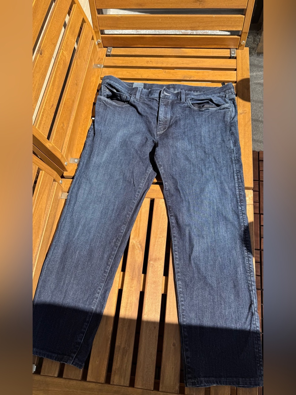 Giorgio Armani  Straight Jeans in Dark Indigo
